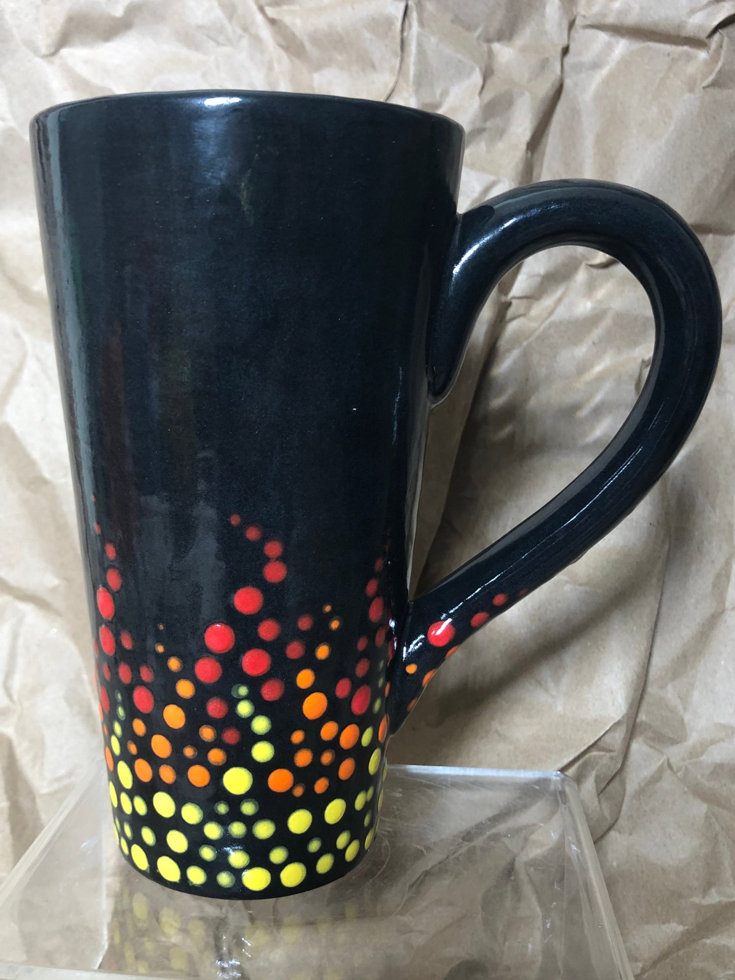16 oz flame mug
